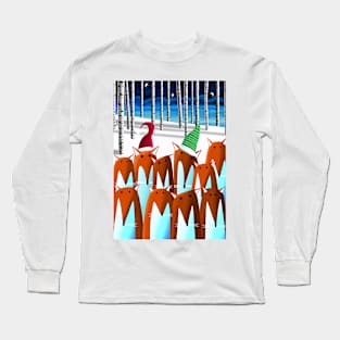 A Foxy Christmas Long Sleeve T-Shirt